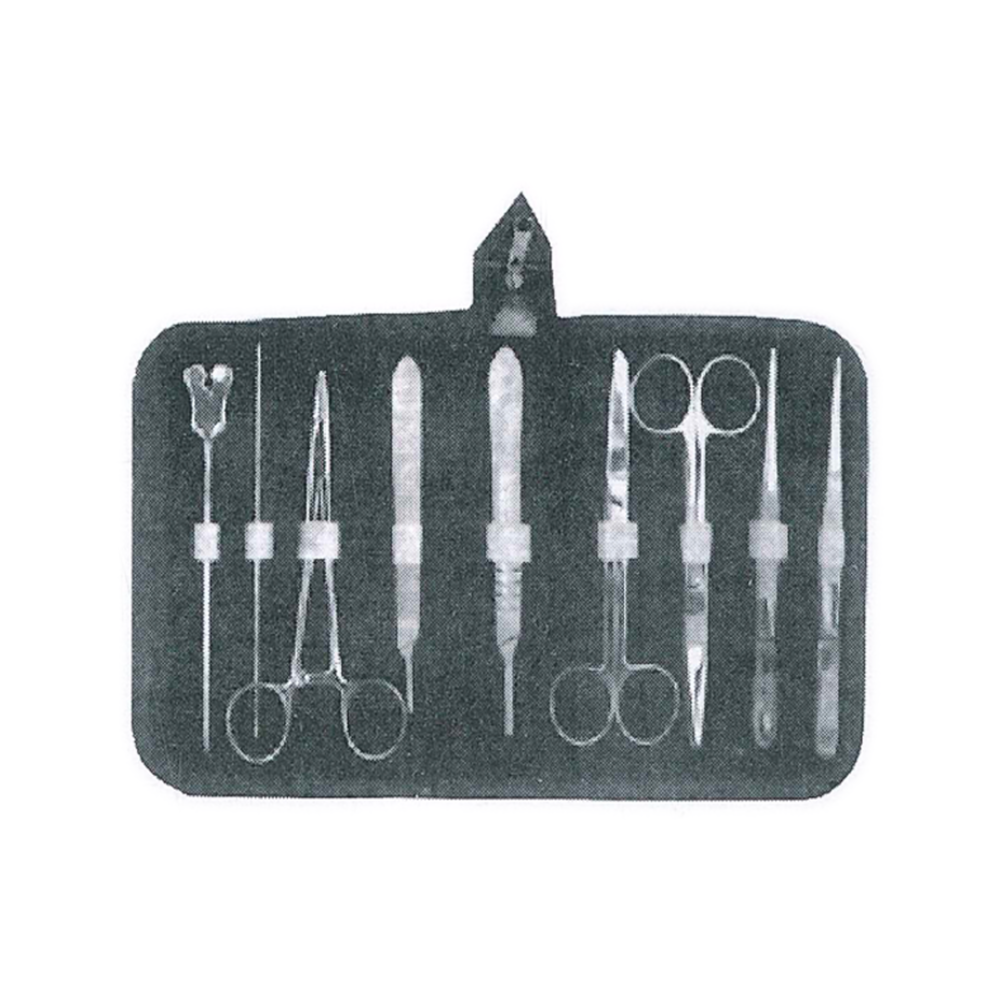 Dissecting Set of 10 Pcs. – Grooved Director, Mayo Hegar Needle Holder (MB1-047)