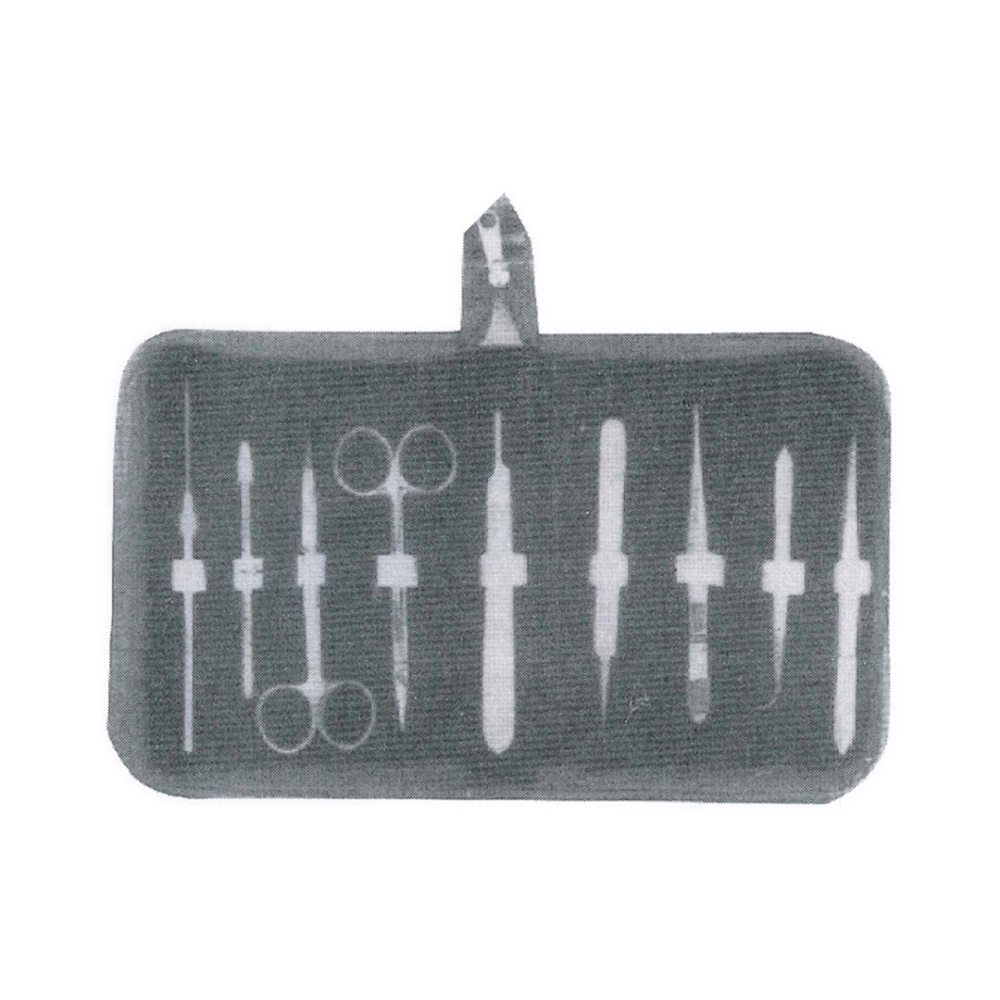 Dissecting Set – Fine Forcep 14 cm, Fine CVD Forcep 12 cm, Forcep with Pin 14 cm (MB1-057)