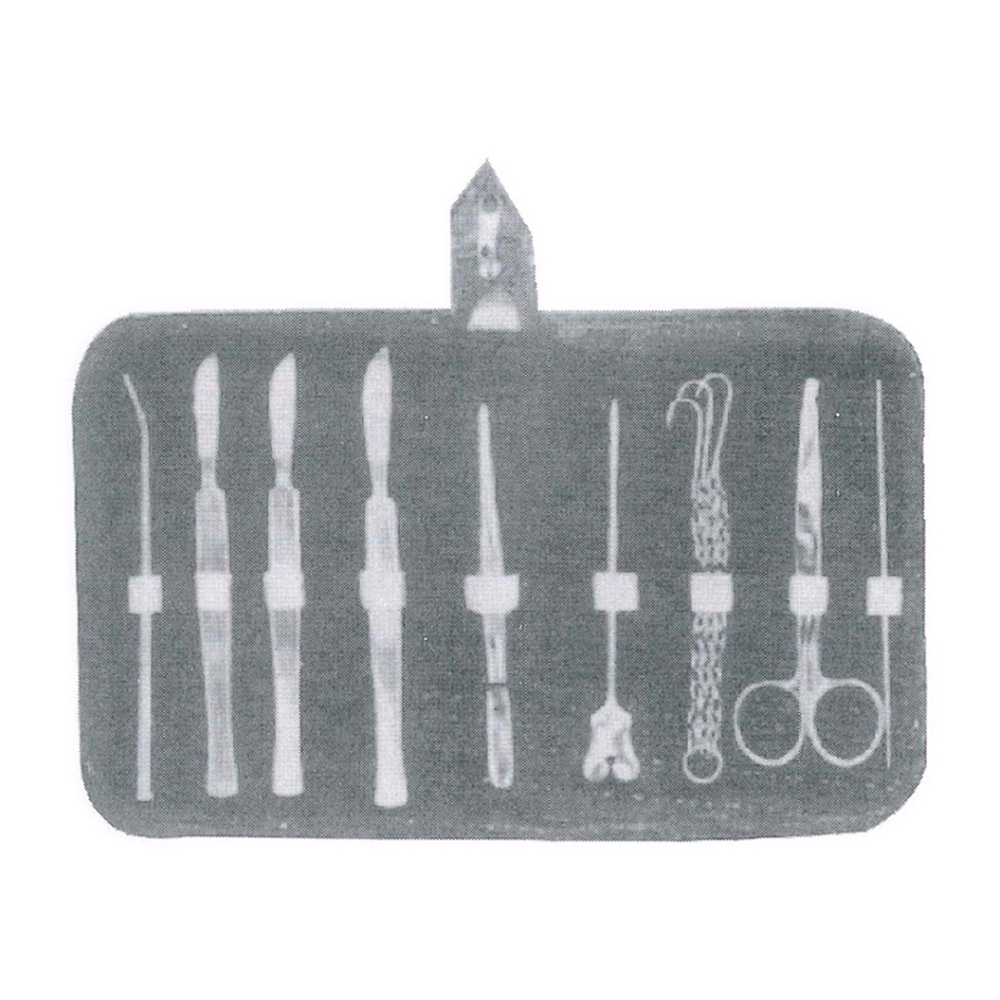 Dissecting Set – Blow Pipe, 3 Scalpel, Dissecting Forcep 13 cm (MB1-063)