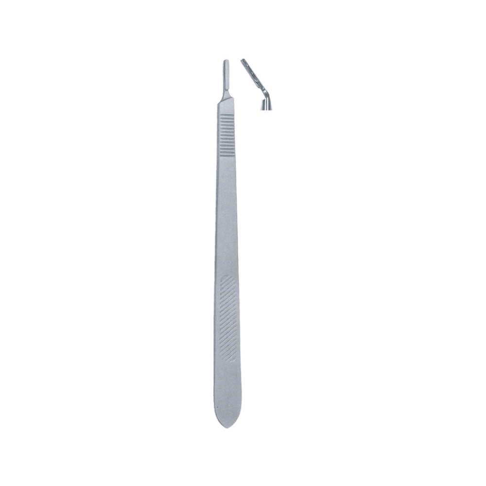 Scalpel Handle #3LA Long Angled 21 cm, 8 1/4″ (MB3-011)