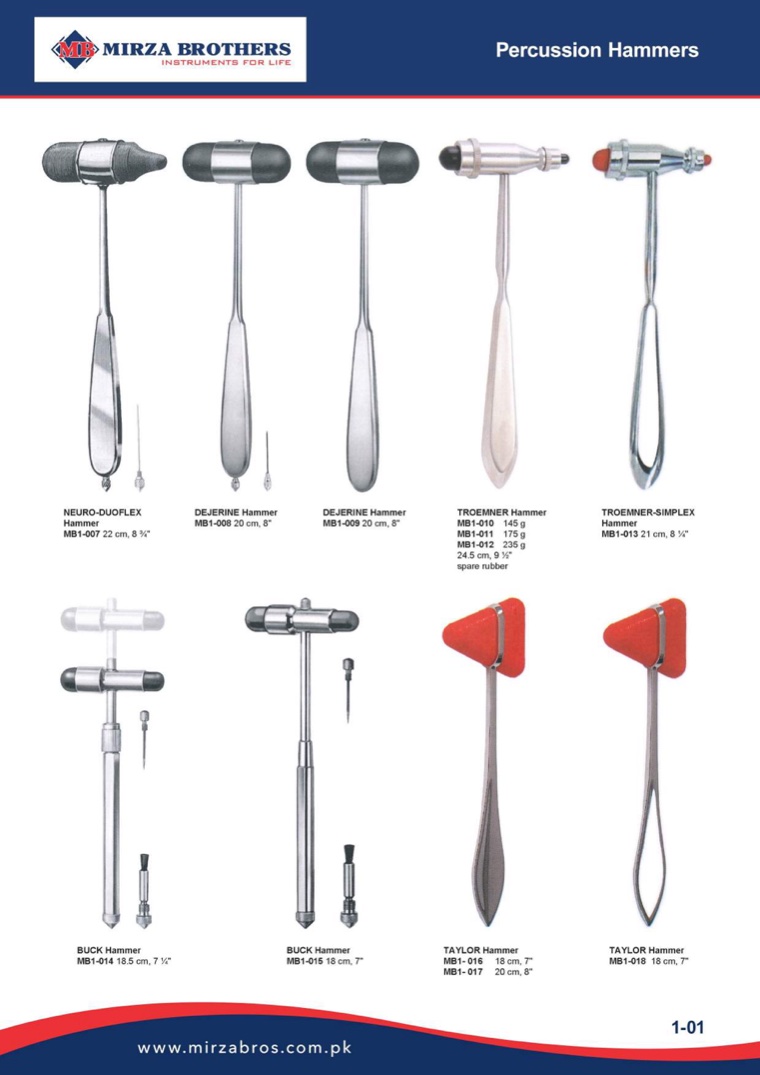Diagnostic Instruments catalogue – Mirza Brothers
