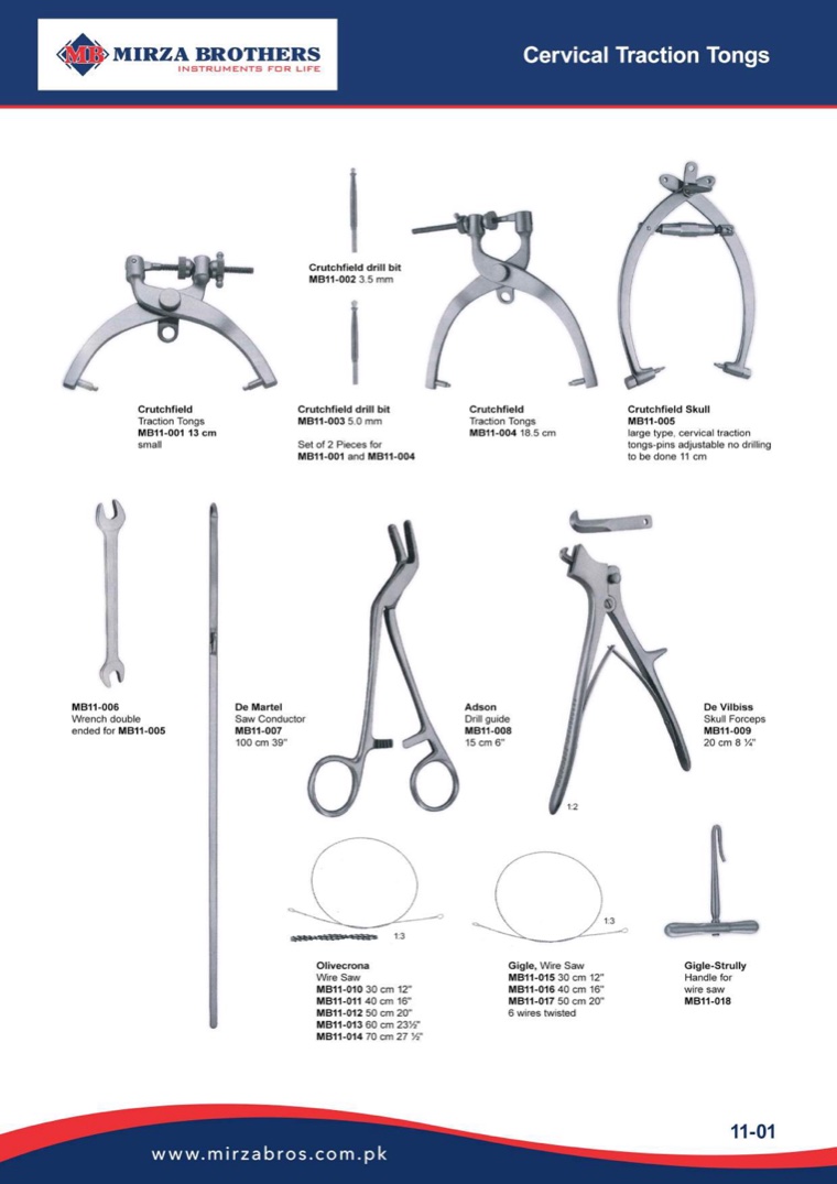 Neurosurgery catalogue – Mirza Brothers