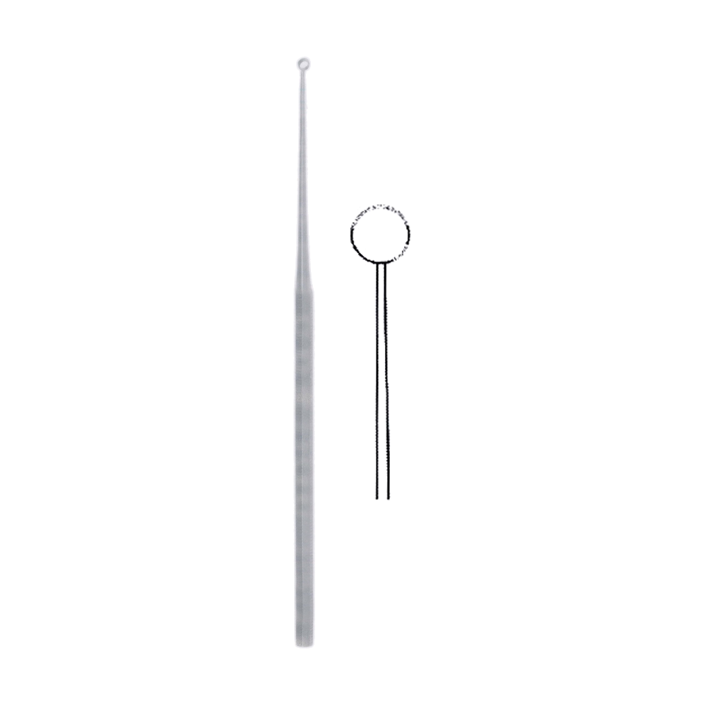 Buck Ear Curette 16.5 cm, 6 1/2", Sharp (MB10-065)