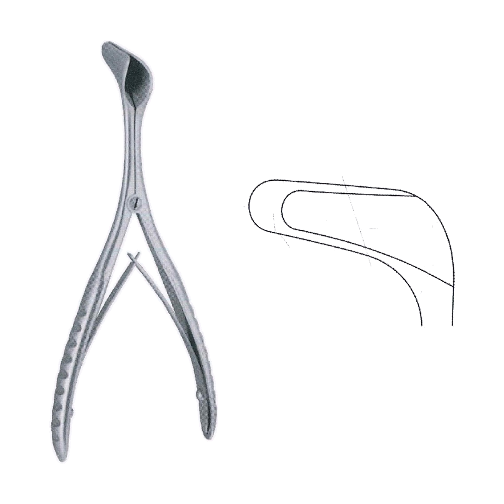 Schwarz Nasal Speculum 14 cm, 5 1/2" (MB10-153)