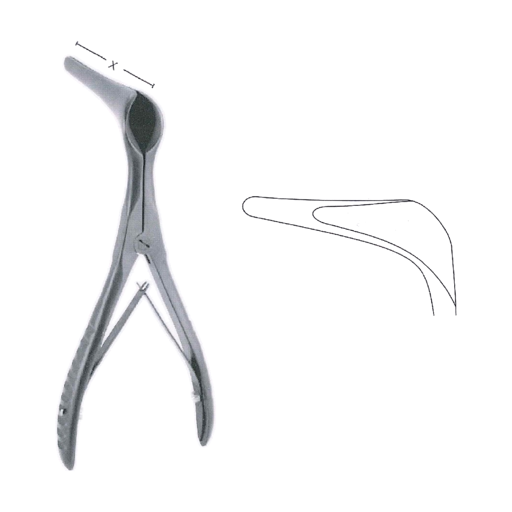 Cottle Nasal Speculum 14 cm, 5 1/2", X = 45 mm (MB10-172)