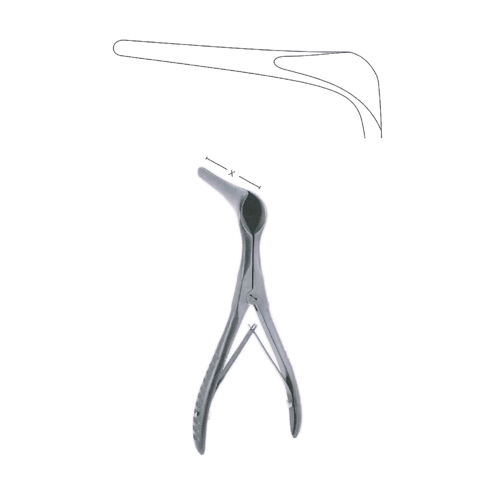 Cottle Nasal Speculum 14 cm, 5 1/2", X = 75 mm (MB10-173)