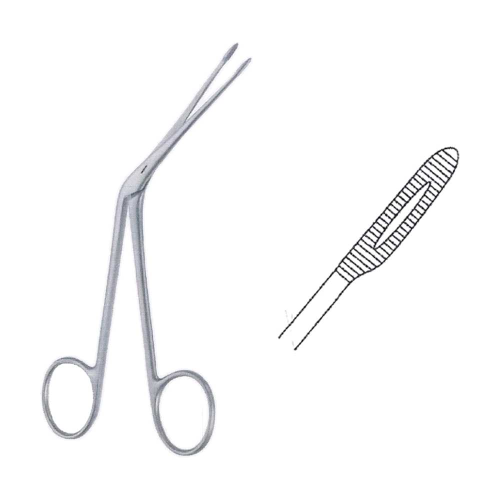 Hartmann Nasal Polypus and Septum Forceps 16 cm, 6 1/4" (MB10-176)