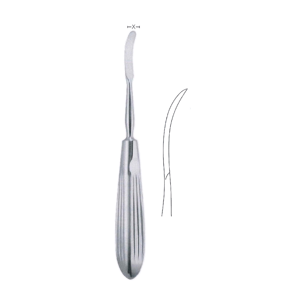 Joseph Septum Elevators Raspatory 16 cm, 6 1/4", X = 5 mm, Periosteal Elevators (MB10-212)