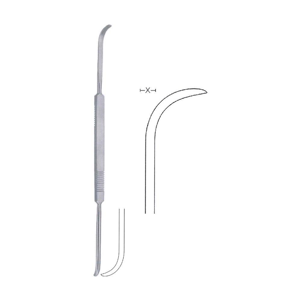 Cottle Septum Elevators Raspatory 23.5 cm, 9 1/4", X = 5 mm, Sharp (MB10-218)