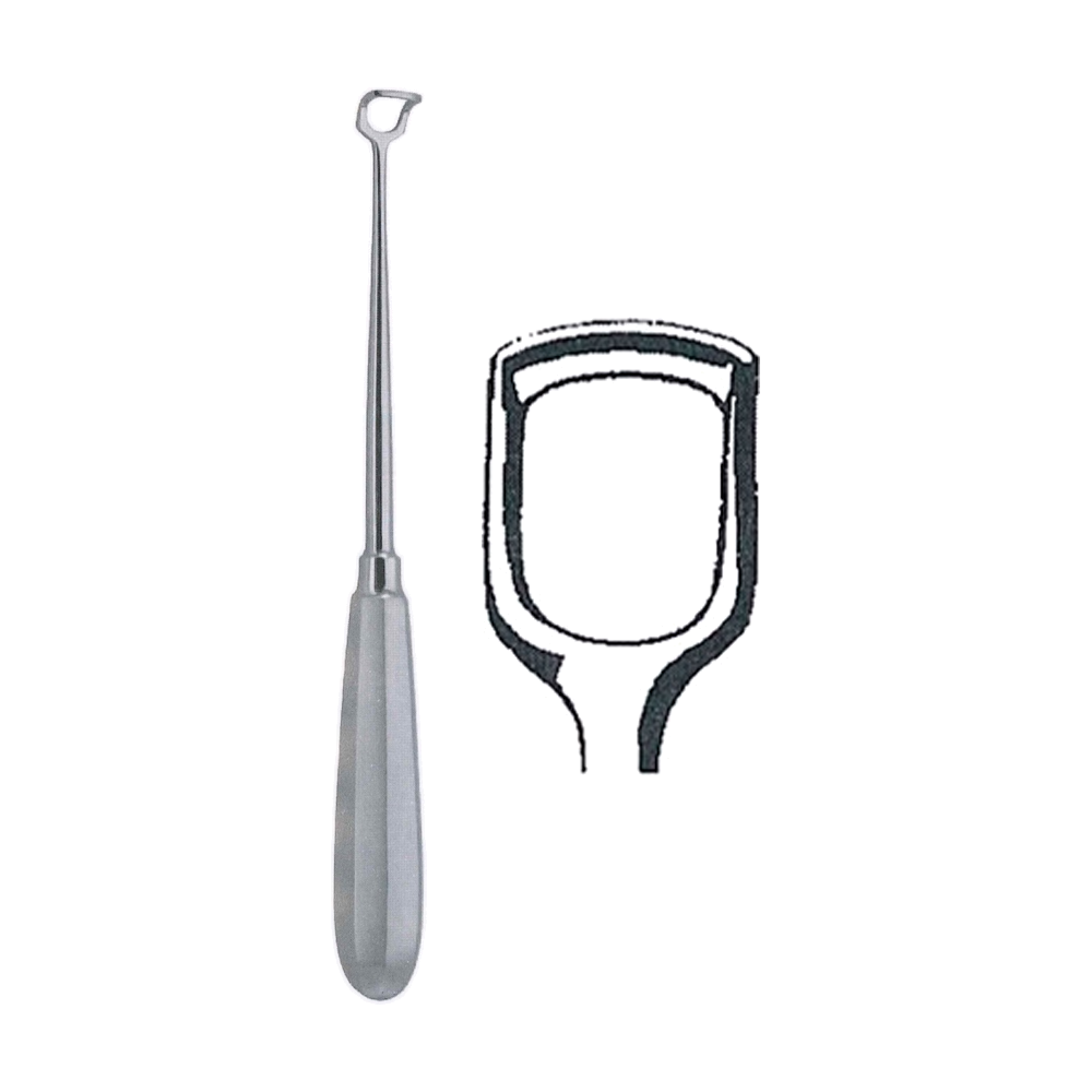 Beckmann Adenoid Curette 22 cm, 8 3/4", Straight (MB10-279)