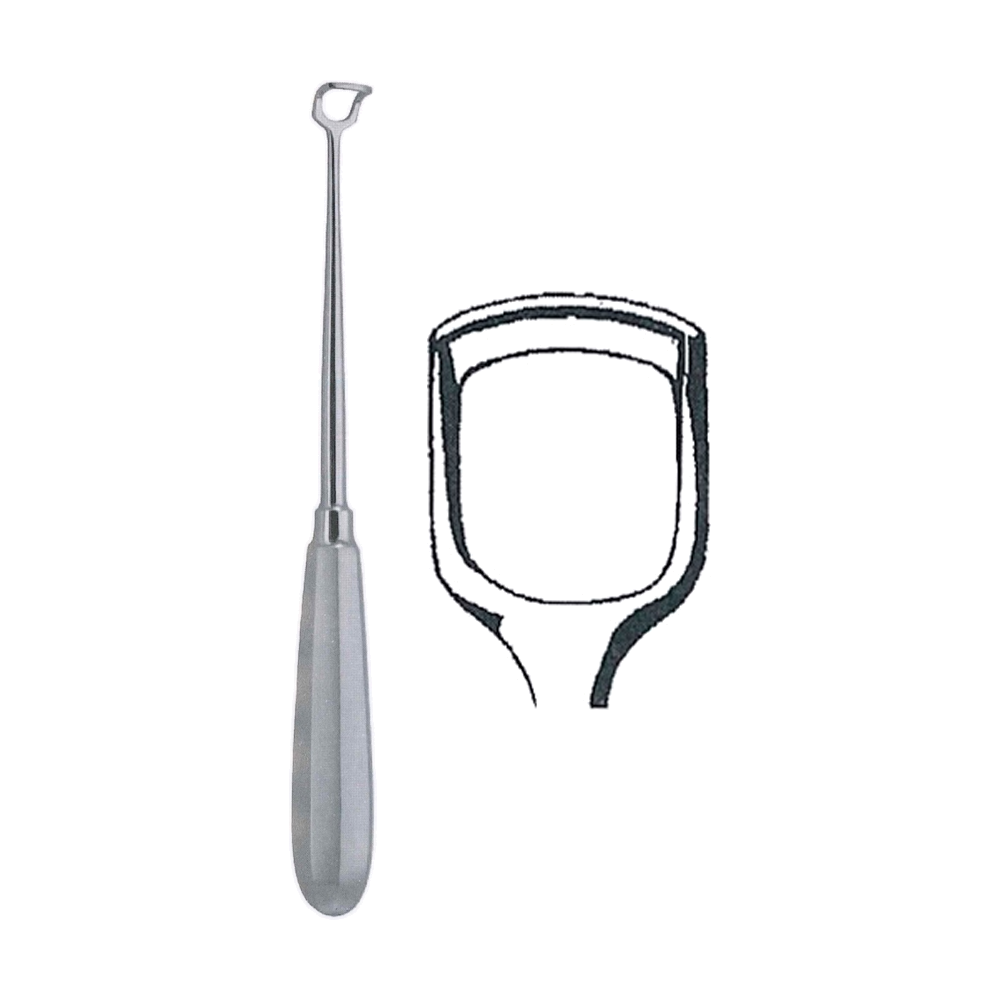 Beckmann Adenoid Curette 22 cm, 8 3/4", Straight (MB10-280)