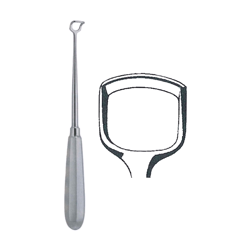 Beckmann Adenoid Curette 22 cm, 8 3/4", Straight (MB10-283)