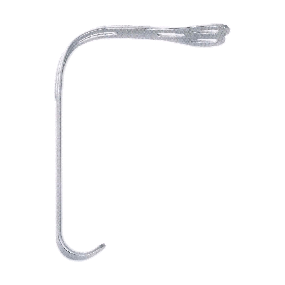 Wieder Tongue Depressor, Large Blade, 36 mm Wide, Serrated (MB10-303)
