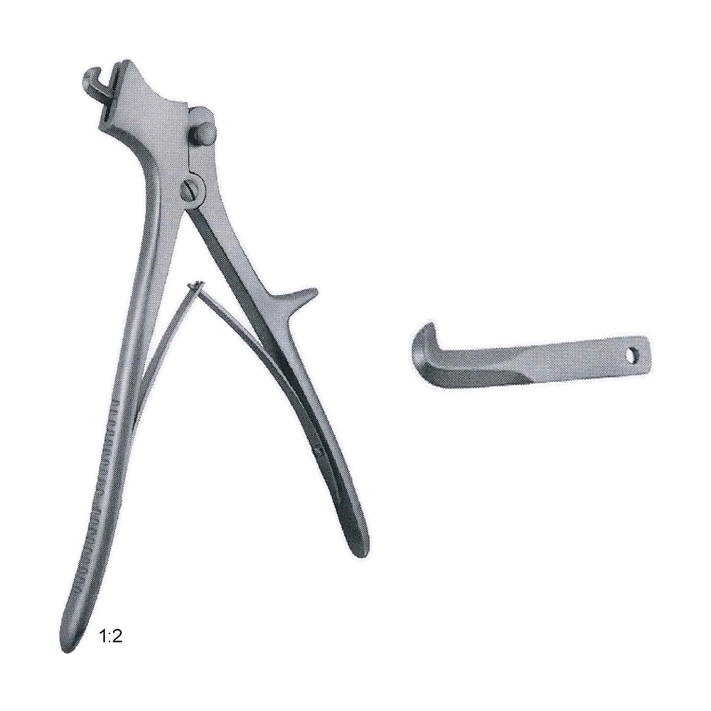 De Vilbiss Skull Forceps 20 cm, 8 1/4" (MB11-009)