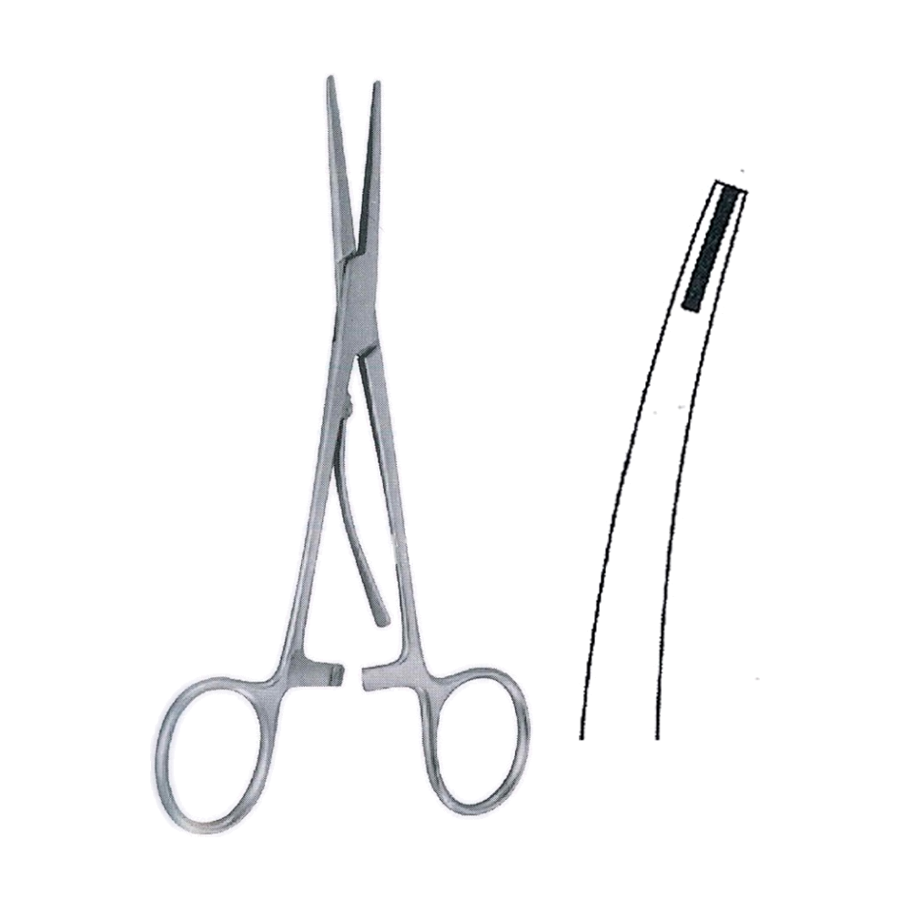 McKenzie Clip Applying Forceps 15 cm, 6", Curved (MB11-048)