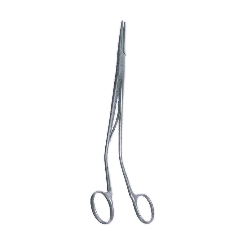 McKenzie Clip Applying Forceps 6", Curved Handle, Curved Jaws (MB11-052)