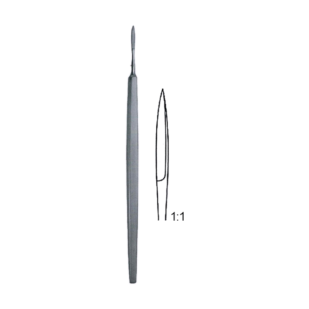 Toennis Nerve Dura Hook 19 cm, 7 1/2" (MB11-061)