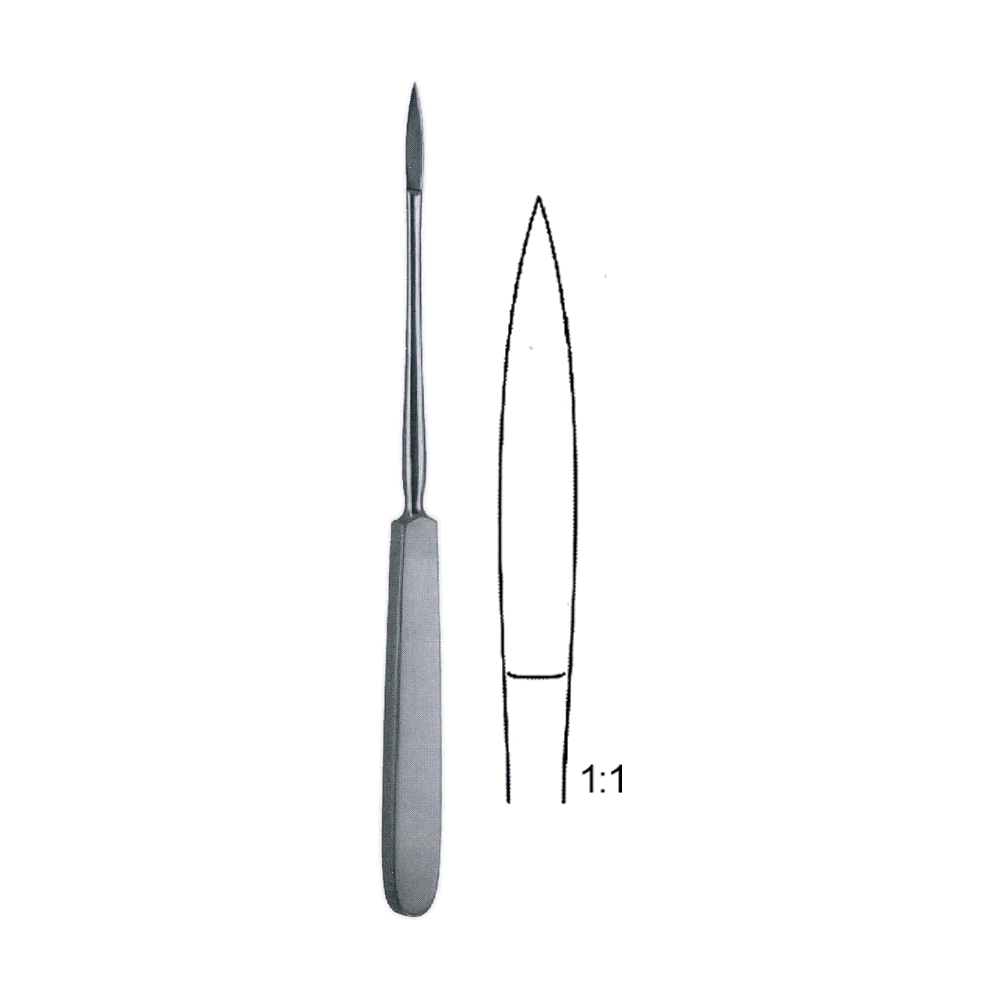 Halle Nerve Dura Hook 20 cm, 8" (MB11-062)