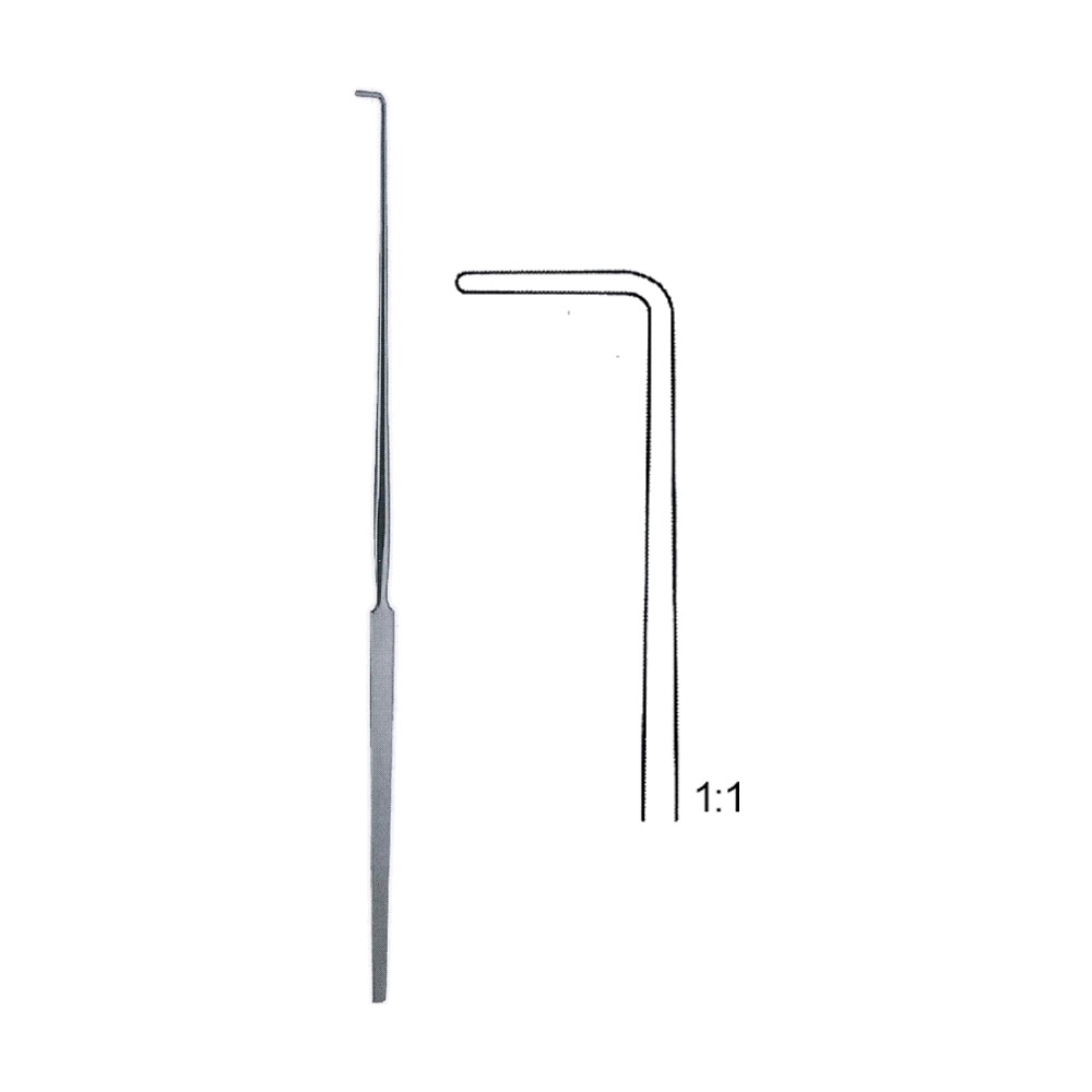 Hoen Nerve Dura Hook 22 cm, 8 3/4" (MB11-065)