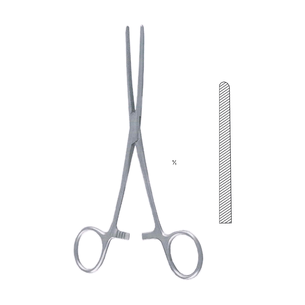 Baby-Doyen Intestinal Forceps Clamps 16.5 cm, 6 1/2", Straight (MB12-039)