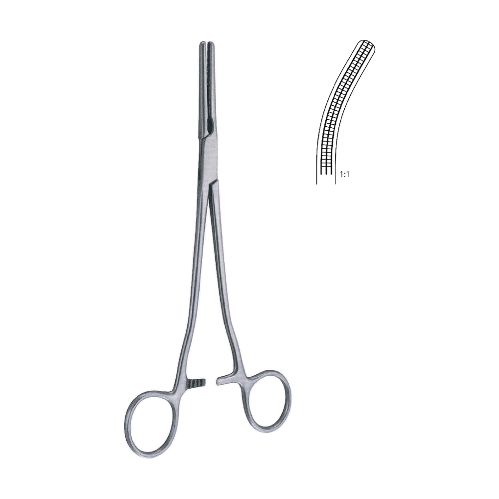 Rogers Parametrium Hysterectomy Forceps – Fig. 2, 21.5 cm, 8 1/2″ (MB13-262)