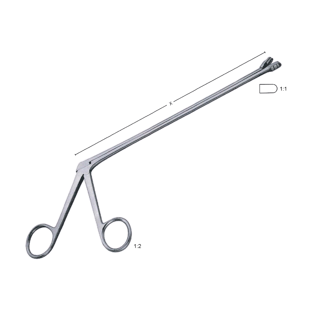 Eppendorfer Biopsy and Specimen Forceps x = 200 mm – 8″ (MB13-304)