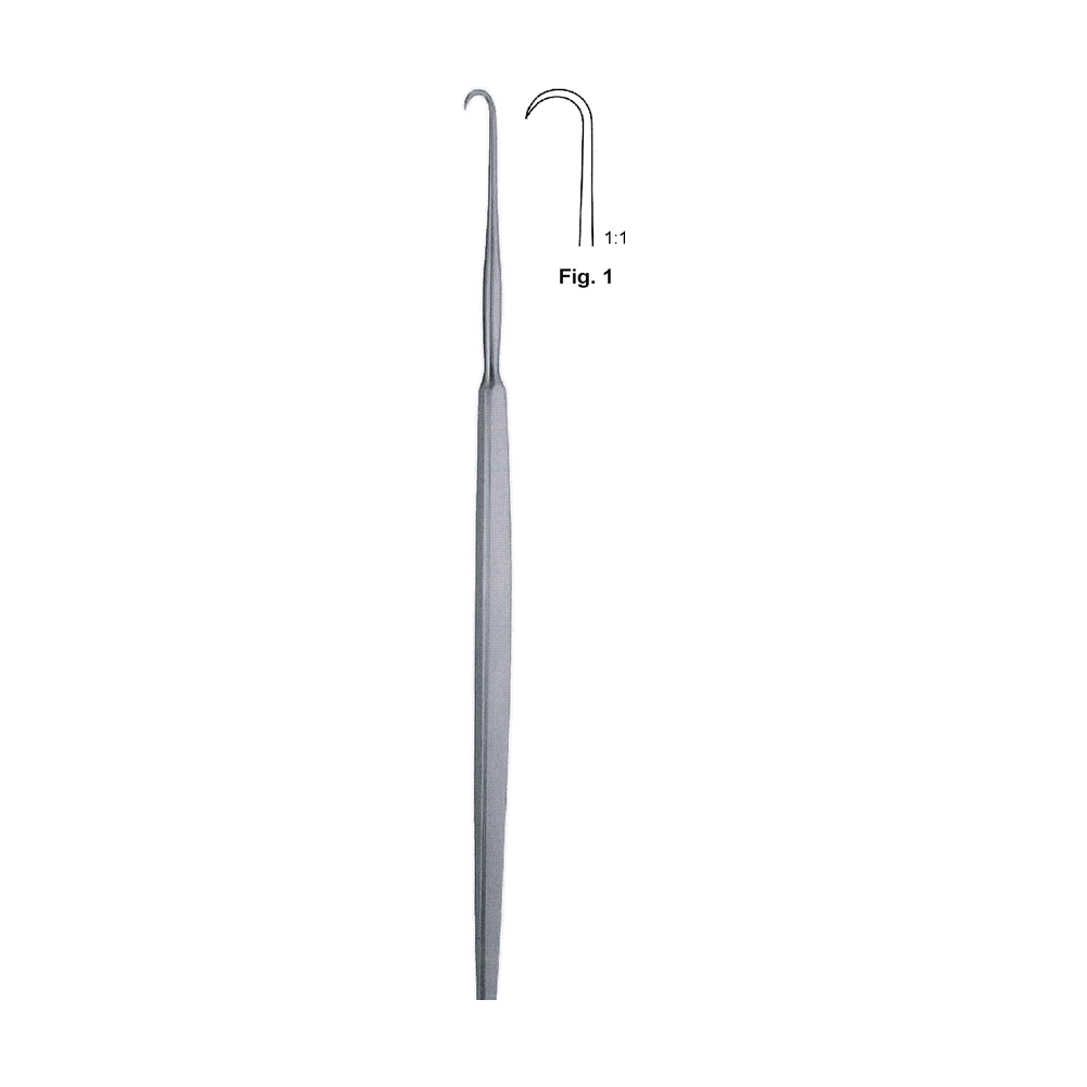 Simon Fistula Hook, One Prong Fig. 1 22.0 cm, 8 3/4″ (MB13-317)