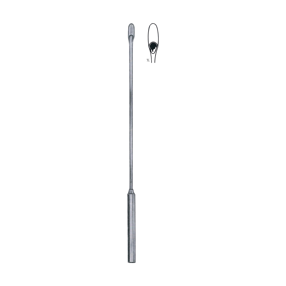Desjardins Probe & Catch with Flexible Shaft 28 cm, 11″ – 24 F.G. (MB14-018)