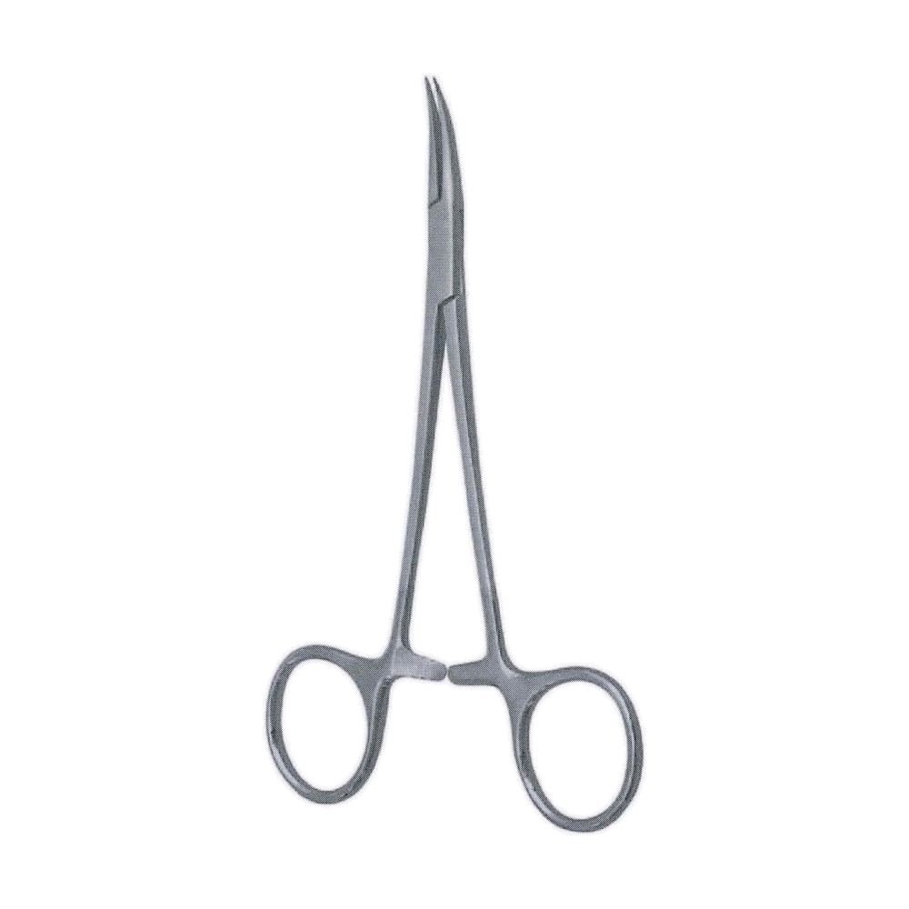 No Scalpel Vasectomy Hemostat Forceps 14 cm, 5.5″ – Smooth Sharp Point Curved (MB14-176)