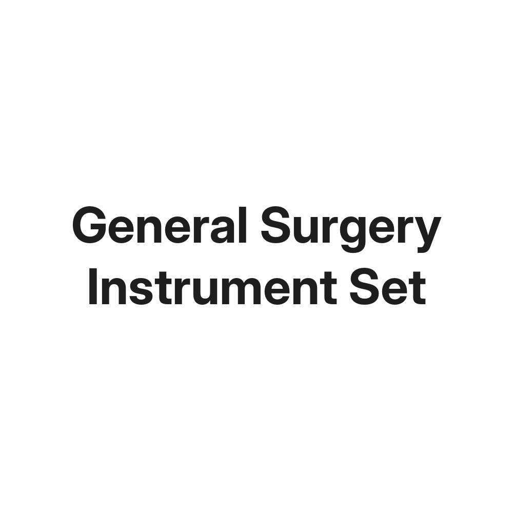 General Surgery Instrument Set (MB16-004)
