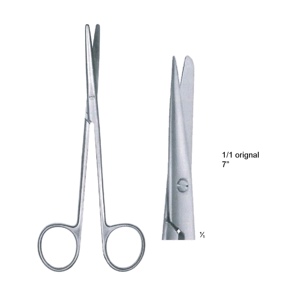 Metzenbaum-Nelson Scissors 18 cm, 7", S/B Str. (MB4-103)