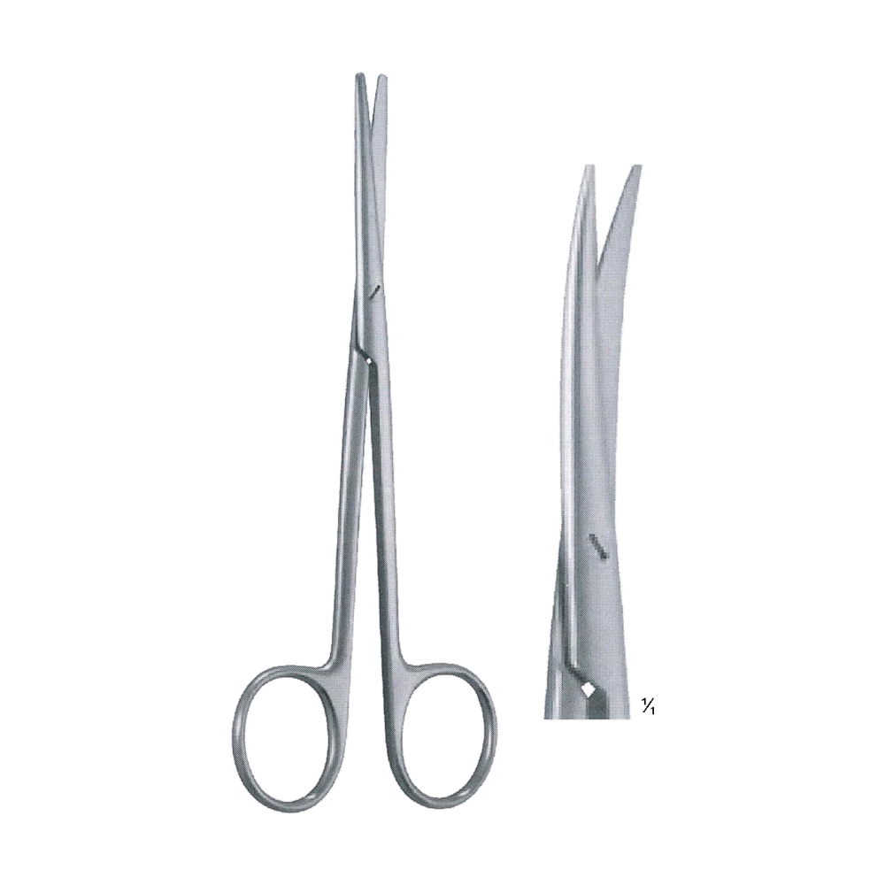 Metzenbaum-Fino Scissors 14.5 cm, 5 3/4", S/S Cvd. (MB4-136)