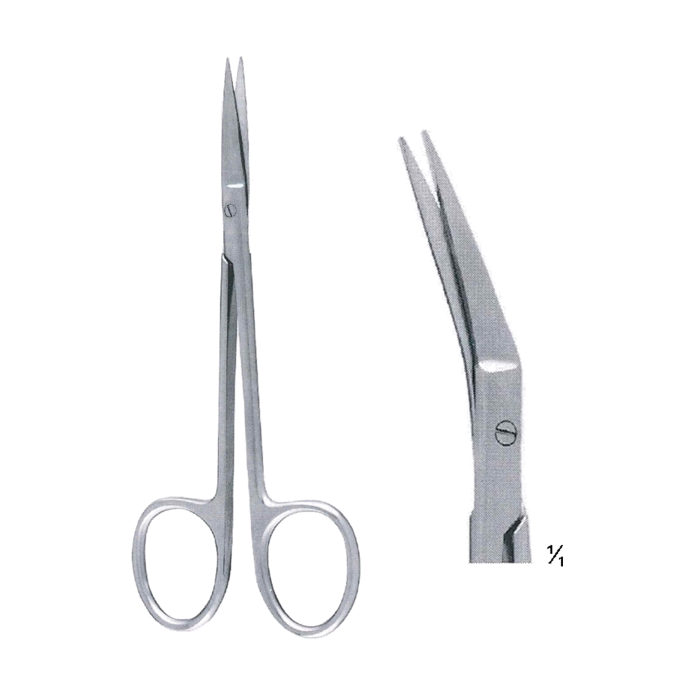 Iris Scissors 11.5 cm, 4 1/2", Angular Left (MB4-175)