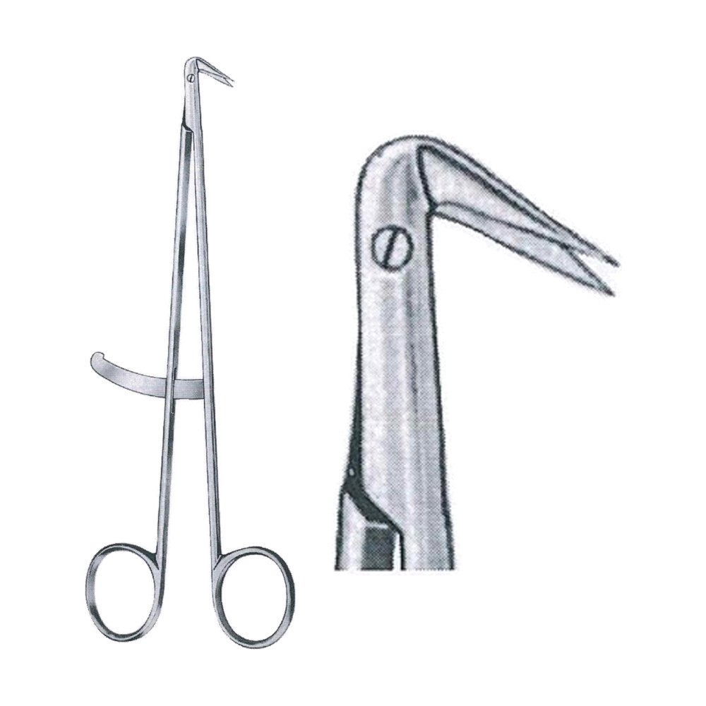 Vascular Scissors 19 cm, 7 1/2", S/S Angled 125° (MB4-178)