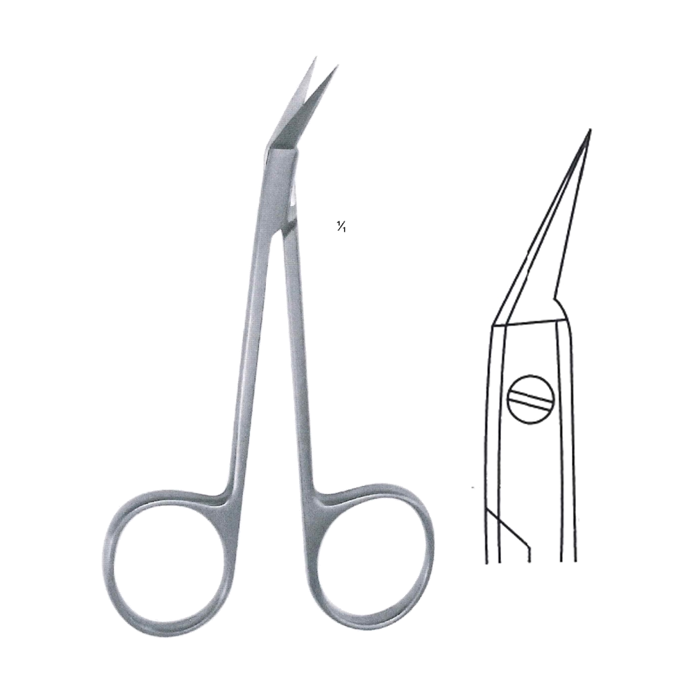 O’brien Vascular Scissors S/S Angled (MB4-208)