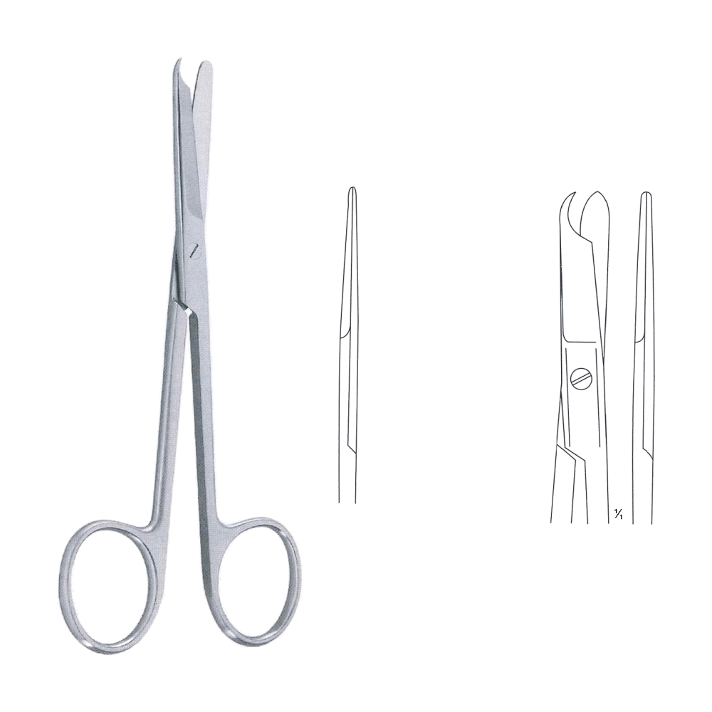 Littauer Stitch Scissors 14 cm, 5 1/2", Str. (MB4-229)