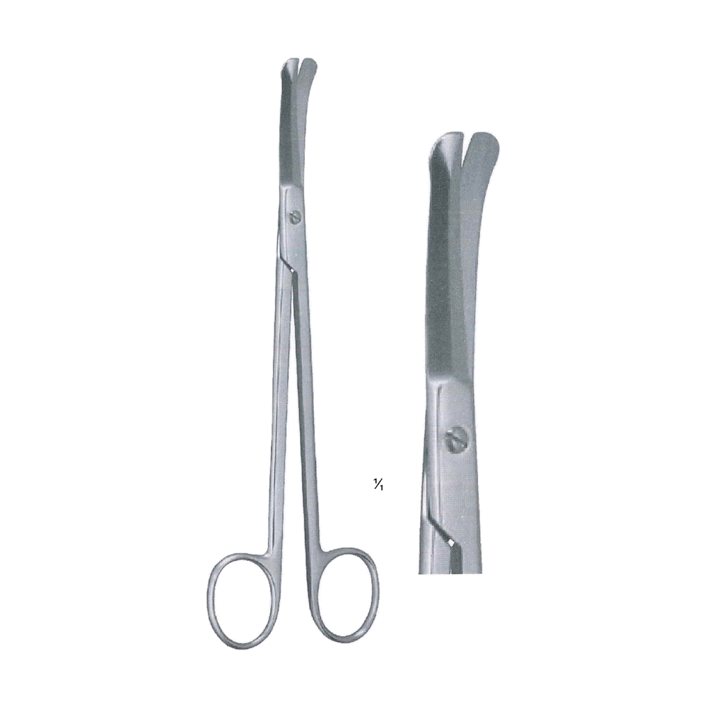 Good Scissors 19 cm, 7 1/2", Probe End Cvd. (MB4-242)