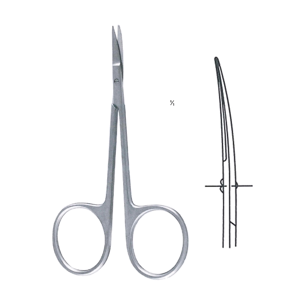 Mod. Bonn Scissors 8 cm, 3 1/4", S/S Cvd. (MB4-248)