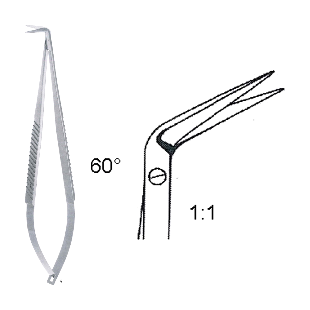 Artery Scissors 18 cm, 7", 60° (MB4-284)