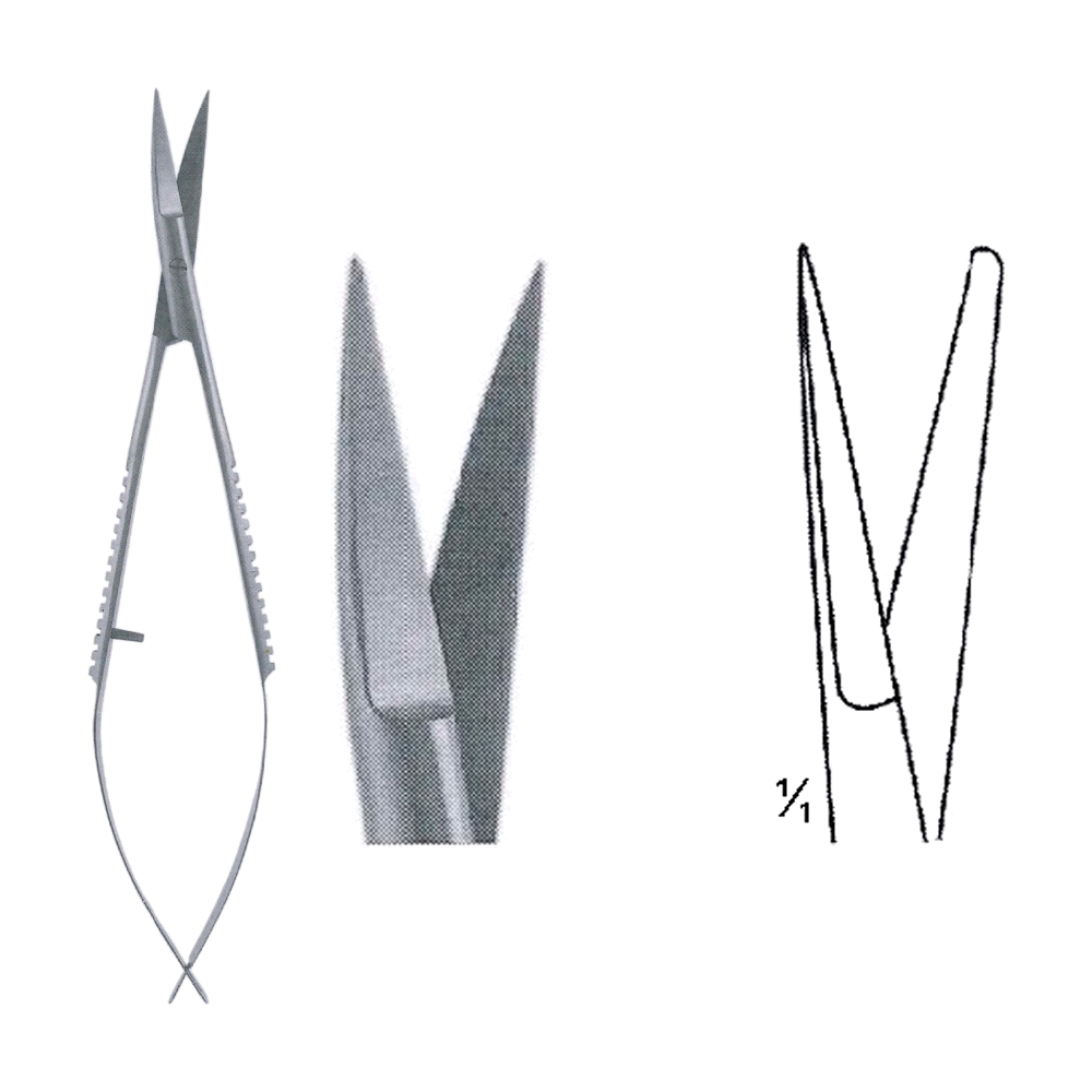 Castroviejo Scissors 14 cm, 5 1/2", S/B Str. (MB4-299)