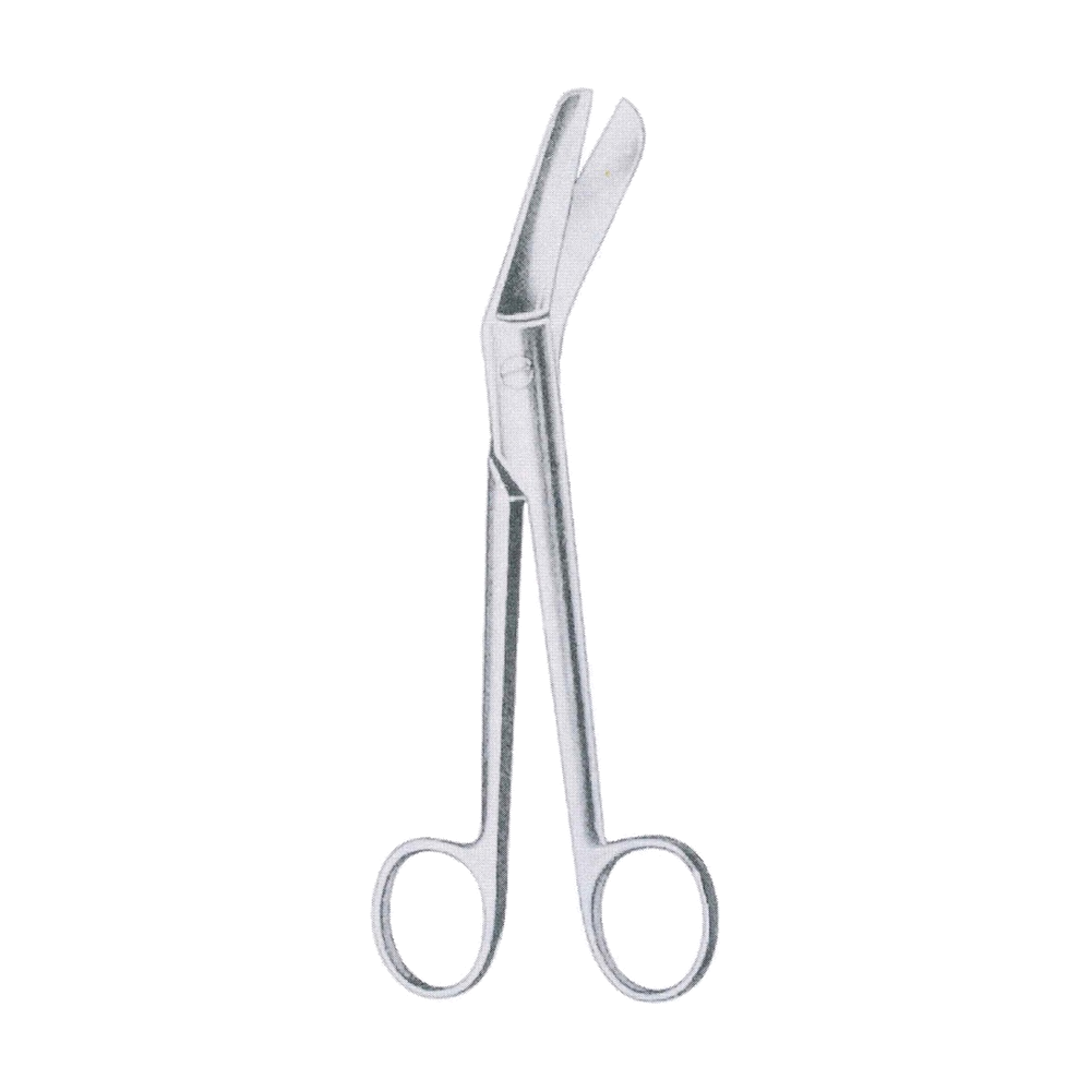 Plaster Scissors 17 cm, 6 3/4", Angled (MB4-419)
