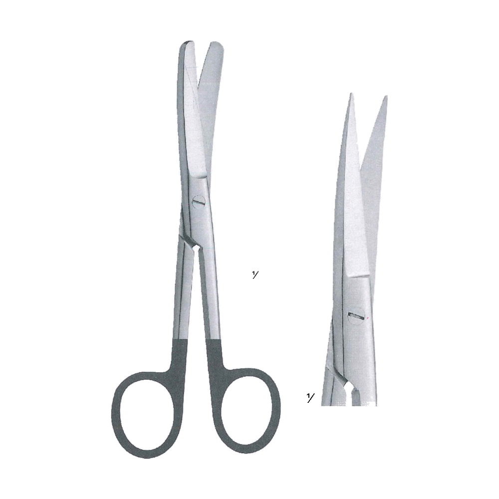 Standard Operating Super Cut Scissors 14.5 cm, 5 3/4", Cvd. S/S (MB4-467)