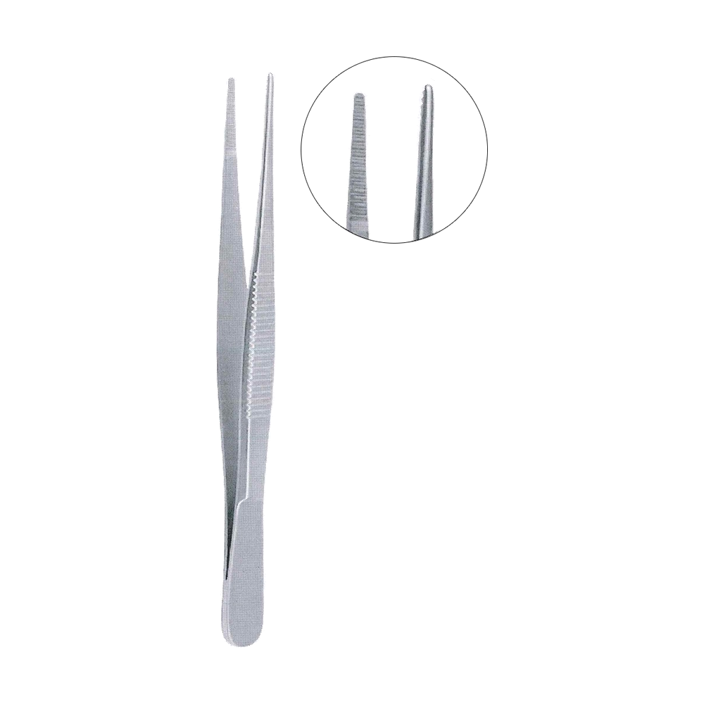 Standard Dressing Forceps Narrow Point 12.7 cm, 5", Serrated (MB5-054)