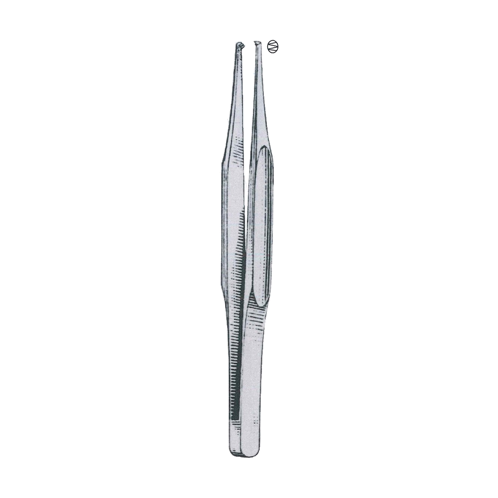 Leedham Tissue Forceps 1x2 Teeth 14.5 cm, 5 3/4" (MB5-121)