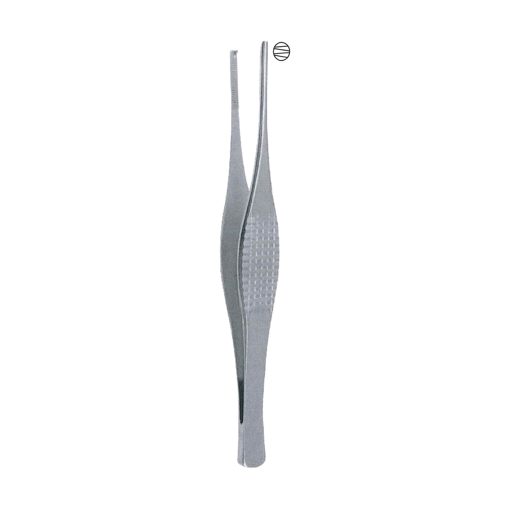 Ramsay Tissue Forceps 1x2 Teeth 18 cm, 7" (MB5-129)