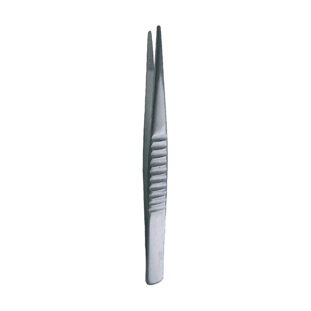 Dissecting Dressing Forceps 12.5 cm, 5", Block End, Serrated Jaws (MB5-133)