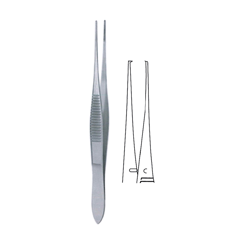 Graefe Forceps 7 cm, 2 3/4", 1x2 Teeth (MB5-219)