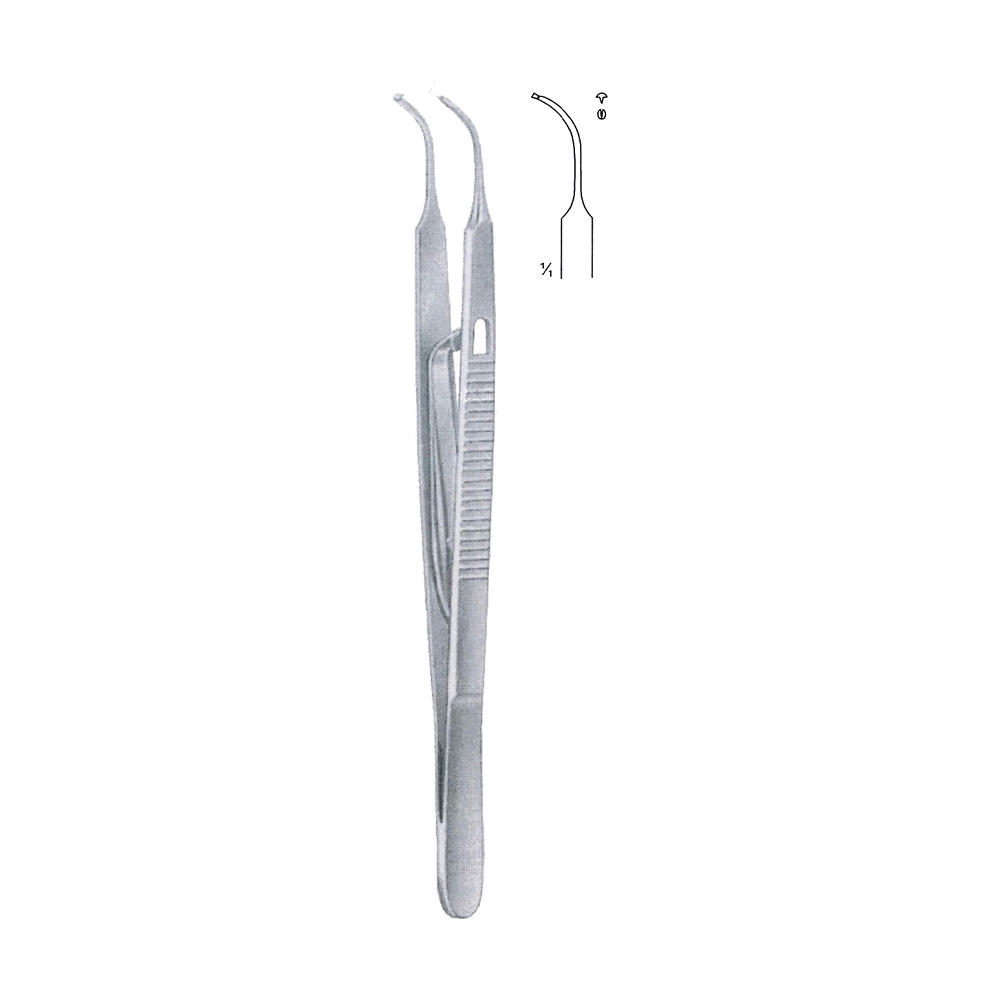 Stevens Tissue Forceps 11 cm, 4 1/4", Curved (MB5-226)
