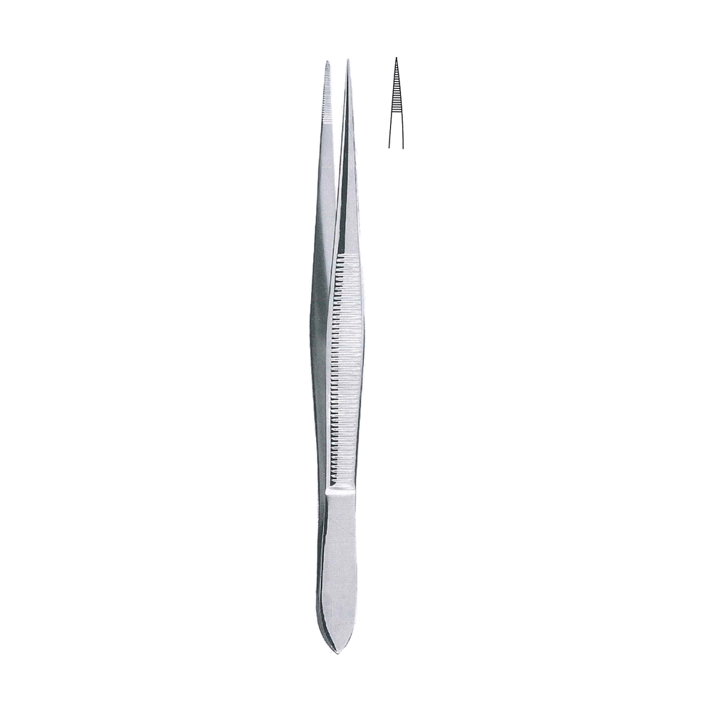 Splinter Forceps 8 cm, 3", Straight, Serrated (MB5-280)