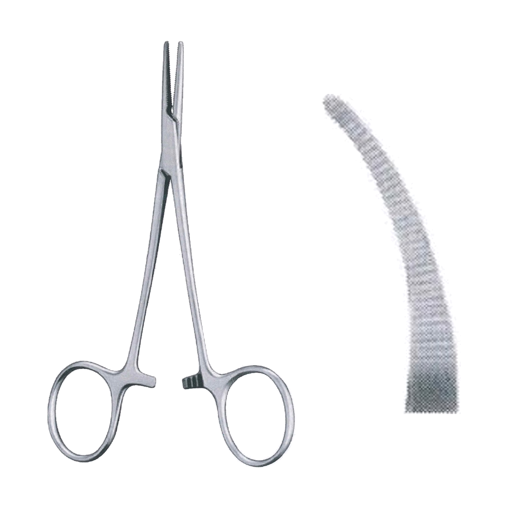 Halsted-Mosquito Haemostatic Forceps 12.5 cm, 5", Curved Left Handed (MB6-011)